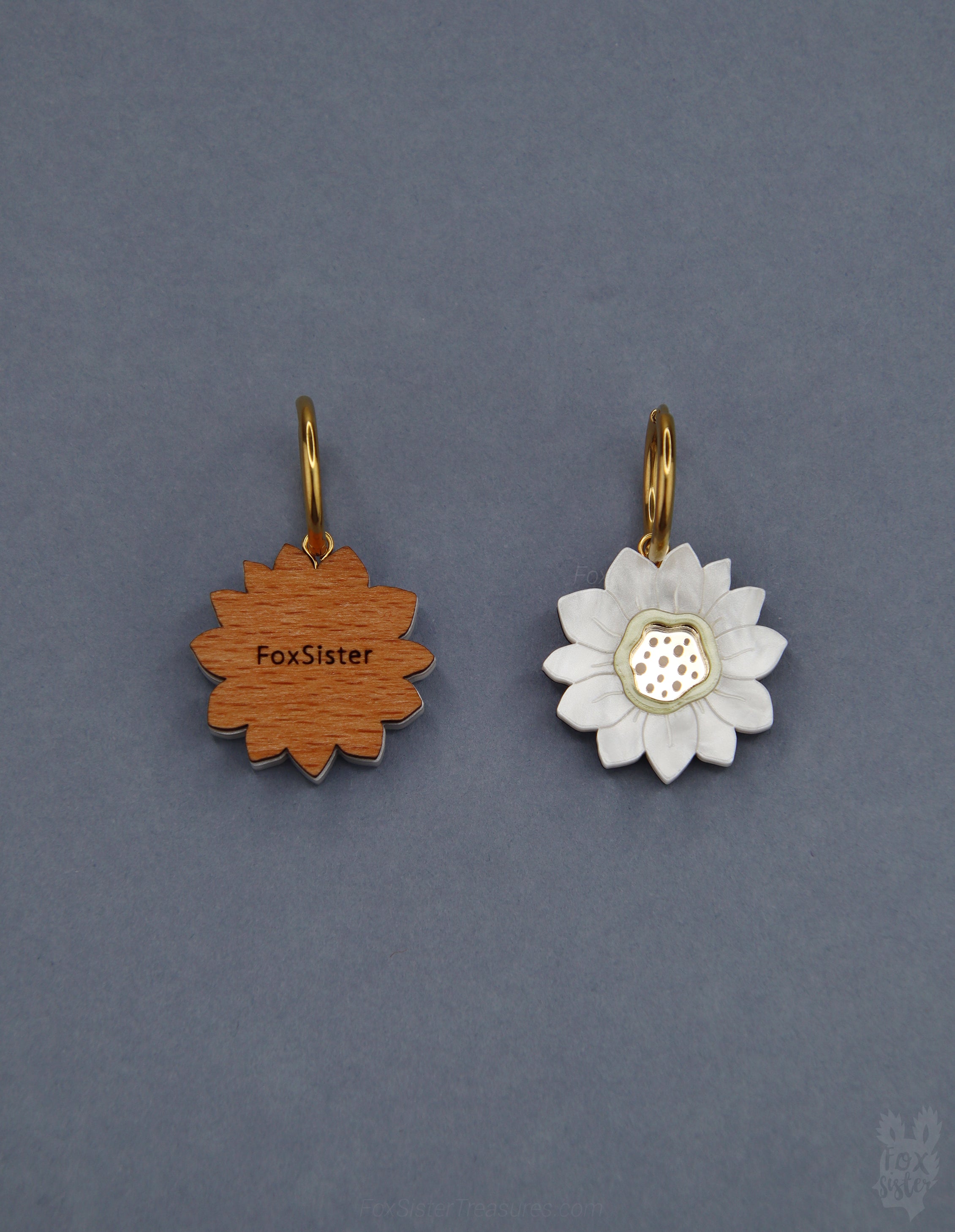 Daisies - Hoop Earrings