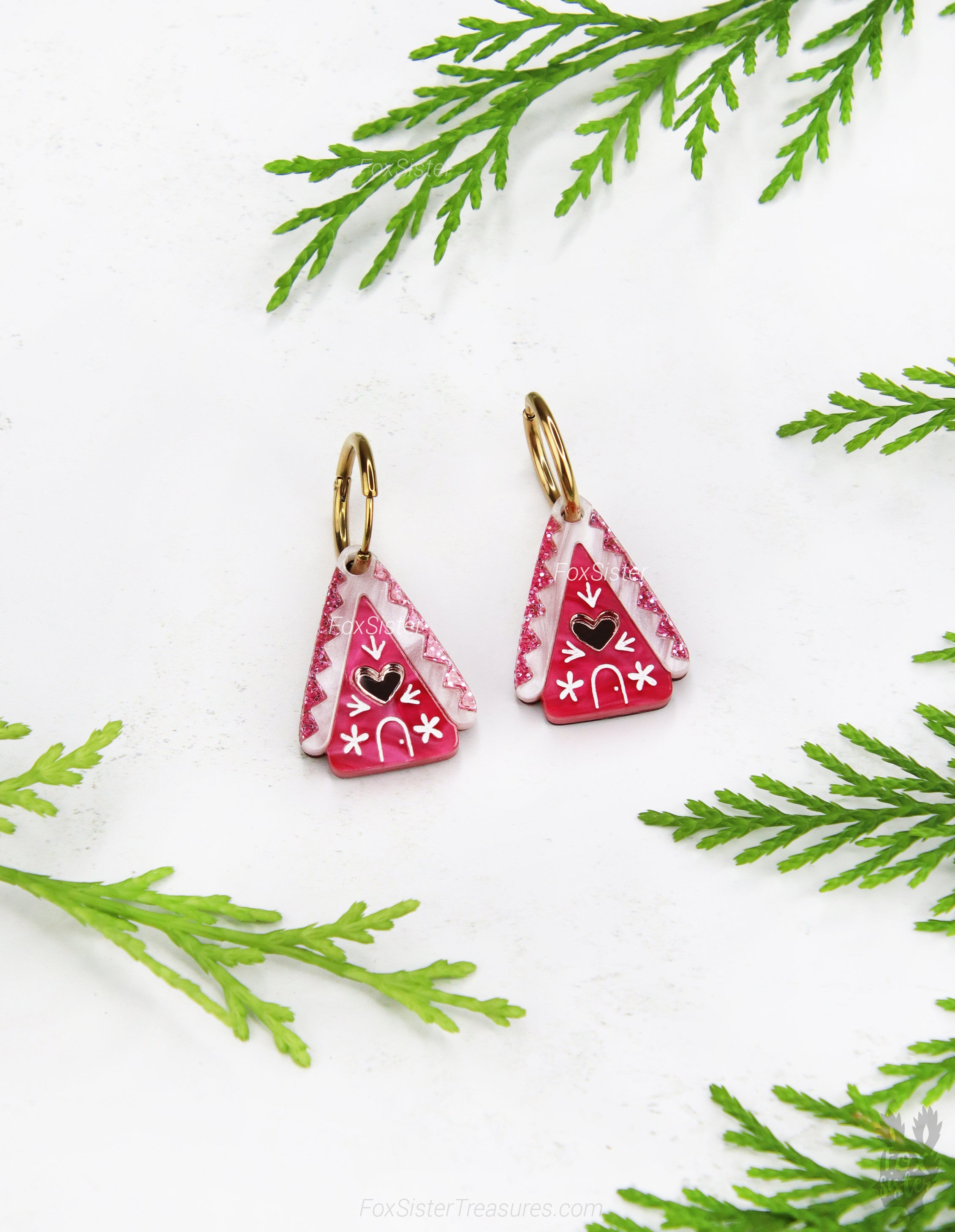 ★Tirr Lirr★ Delicious Ginger Cookie Silver Pink Piercing T The Pink Cookie