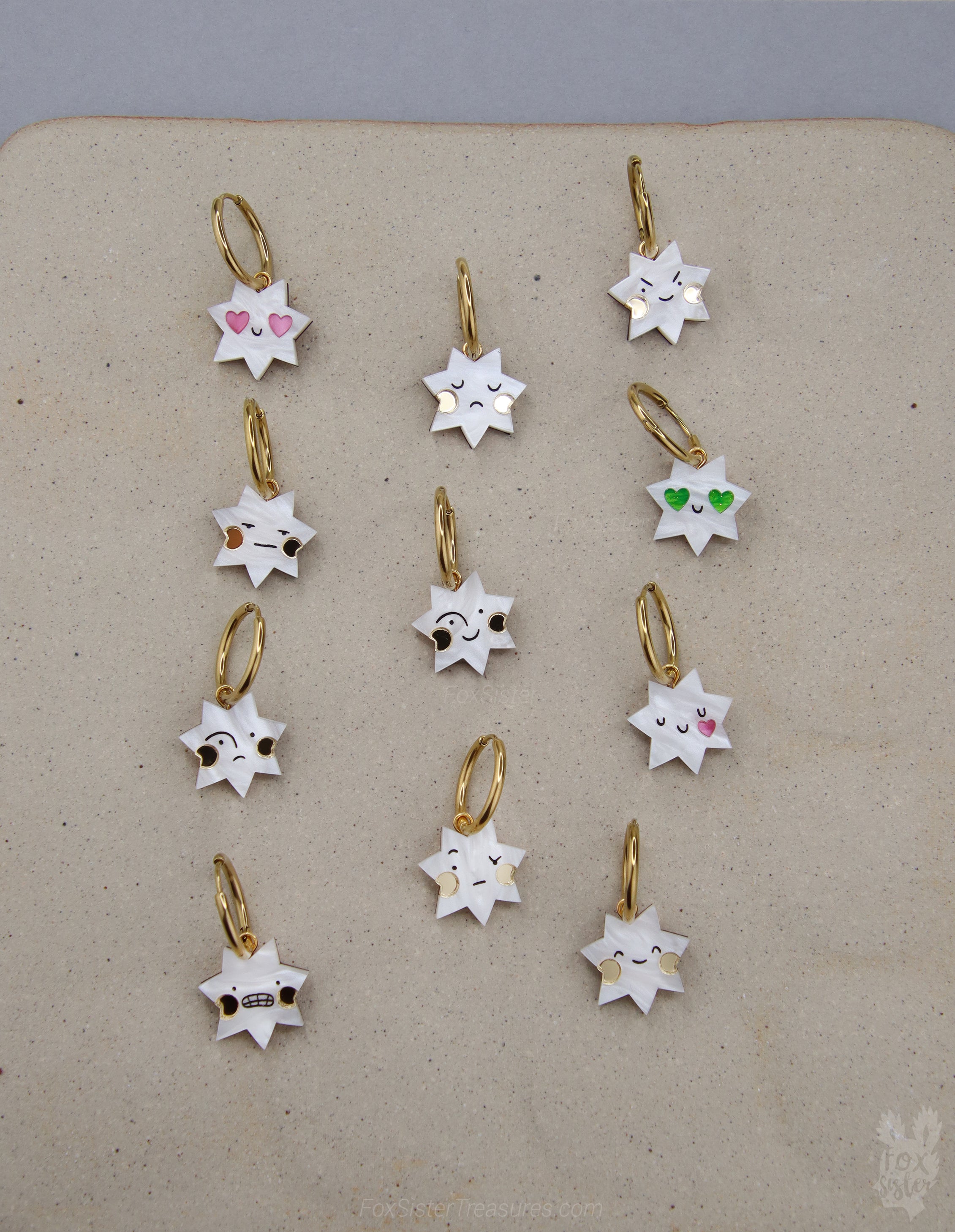 Stellar Moods. Celestial Mix & Match - Hoop Earrings