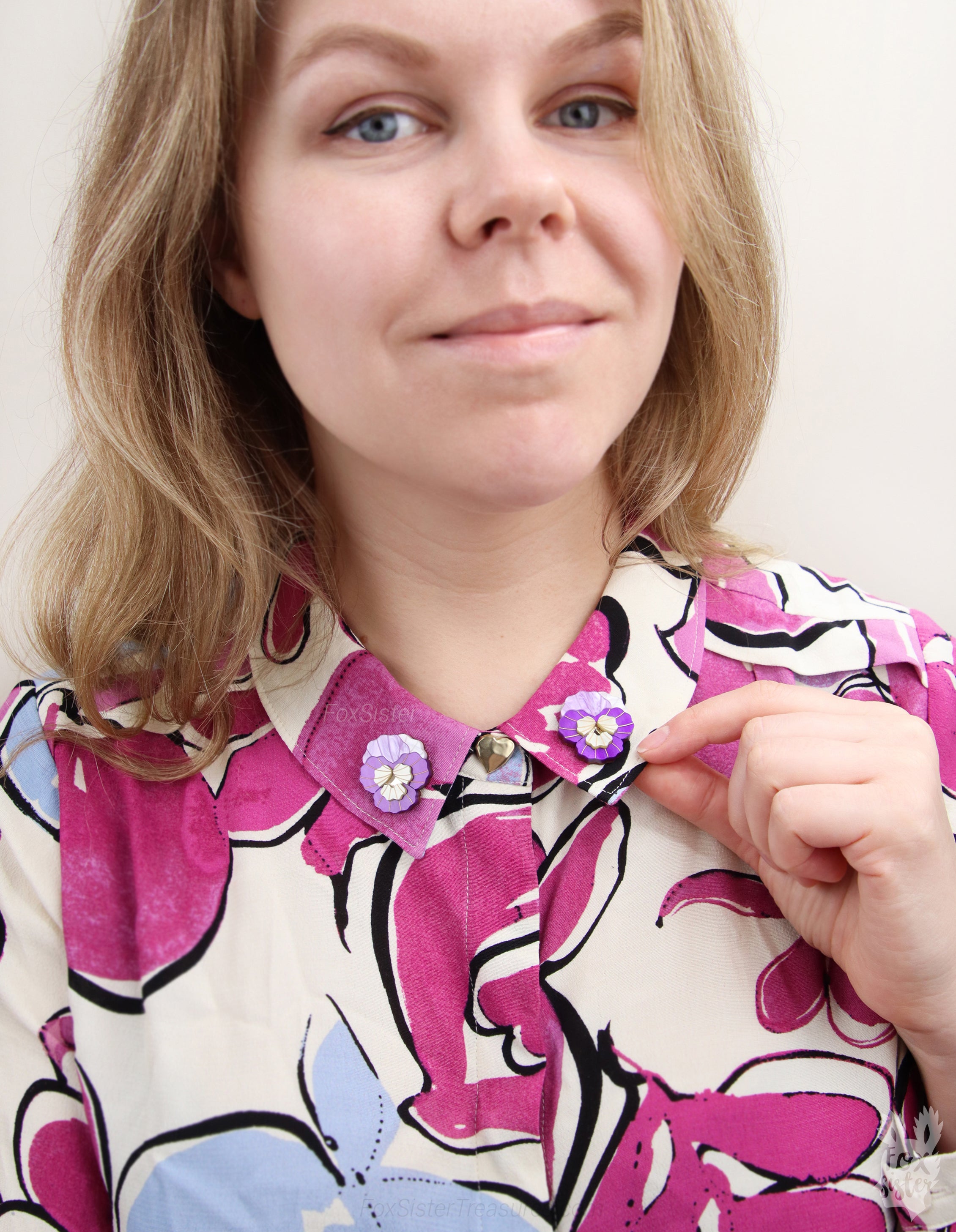 Pansy Flower – Pin