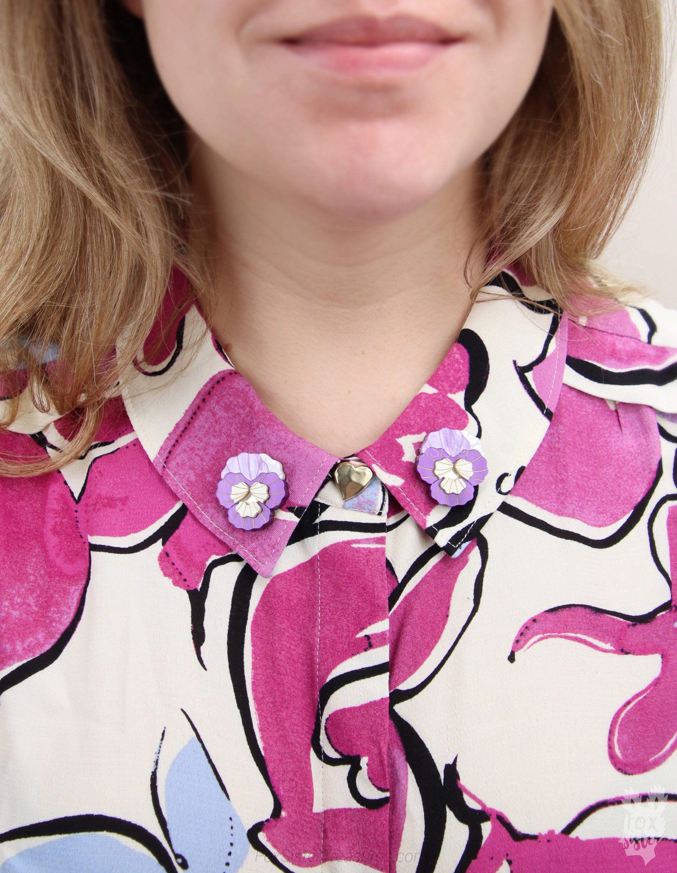 Pansy Flower – Pin