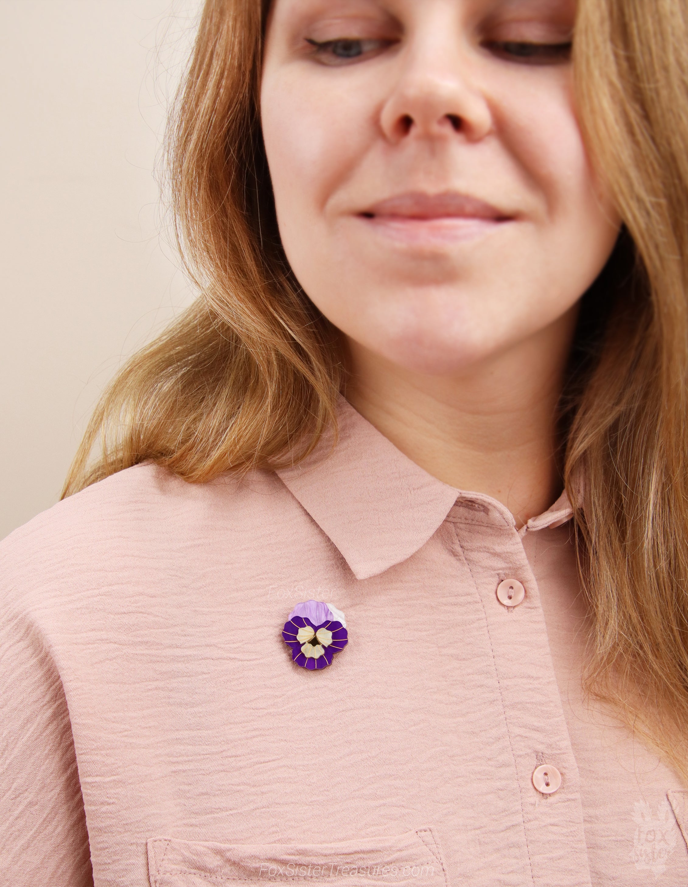 Pansy Flower – Pin