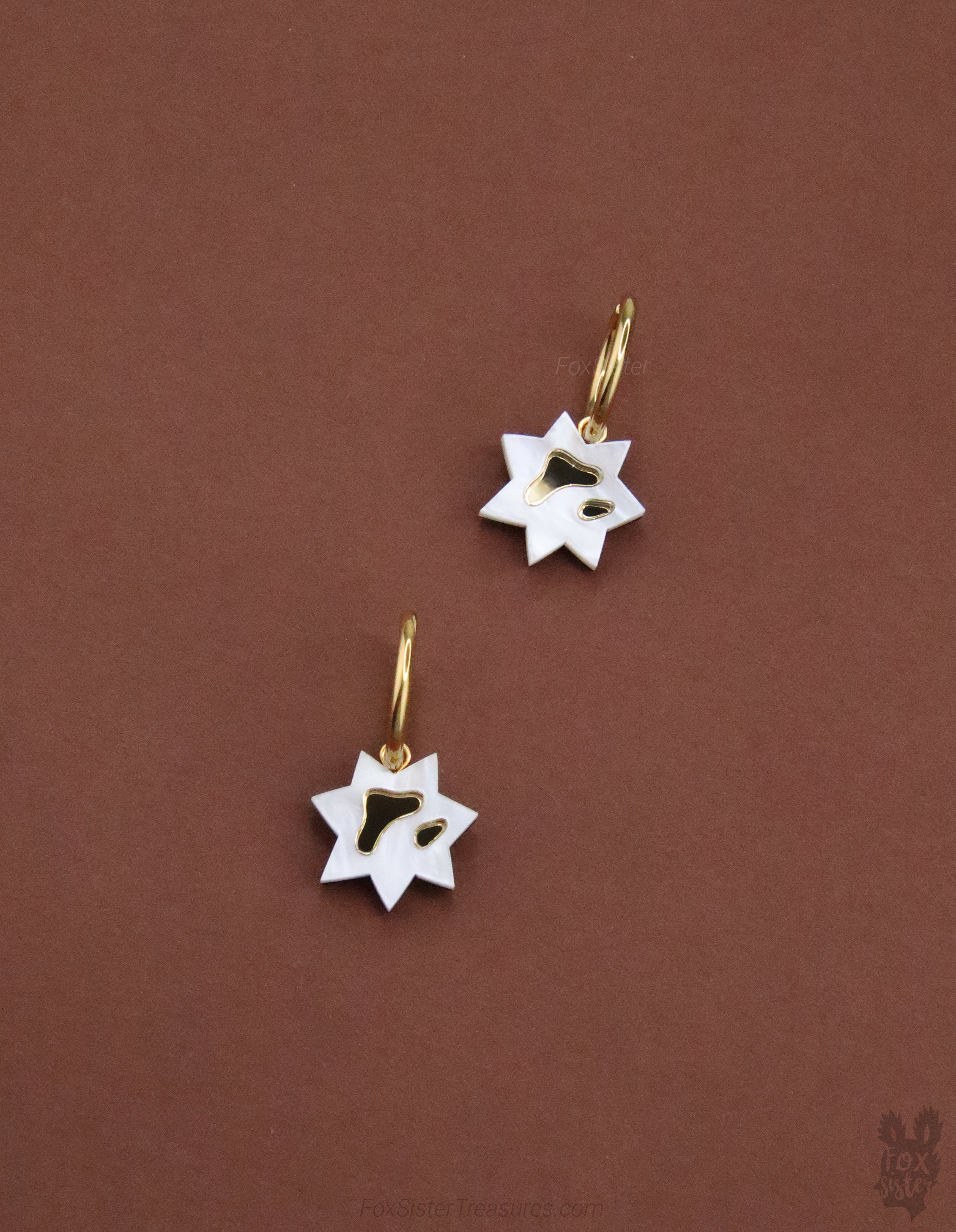 Small Stars - Hoop Earrings
