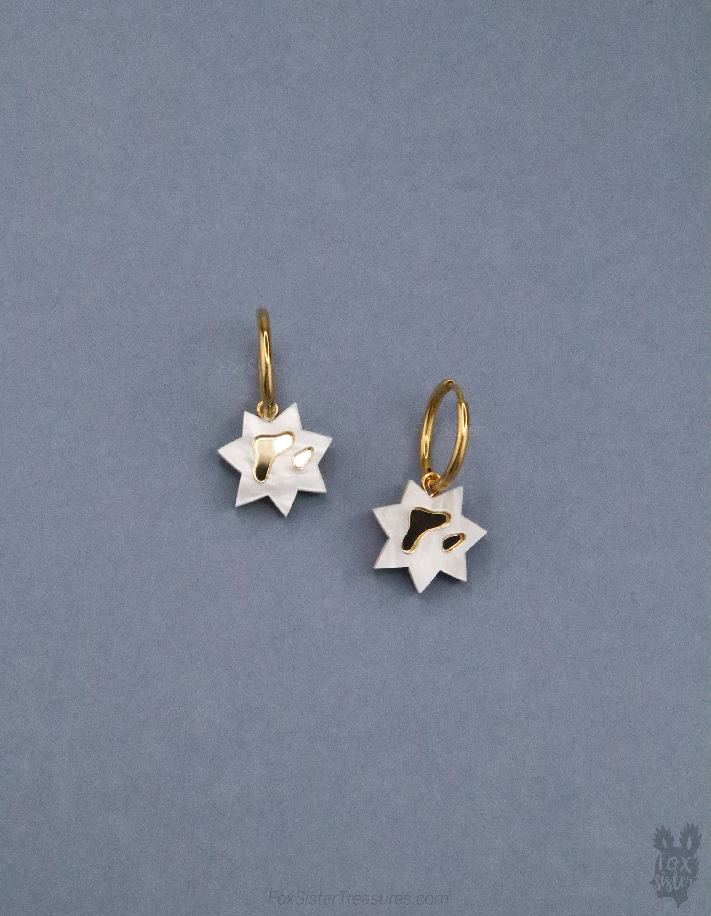 Small Stars - Hoop Earrings