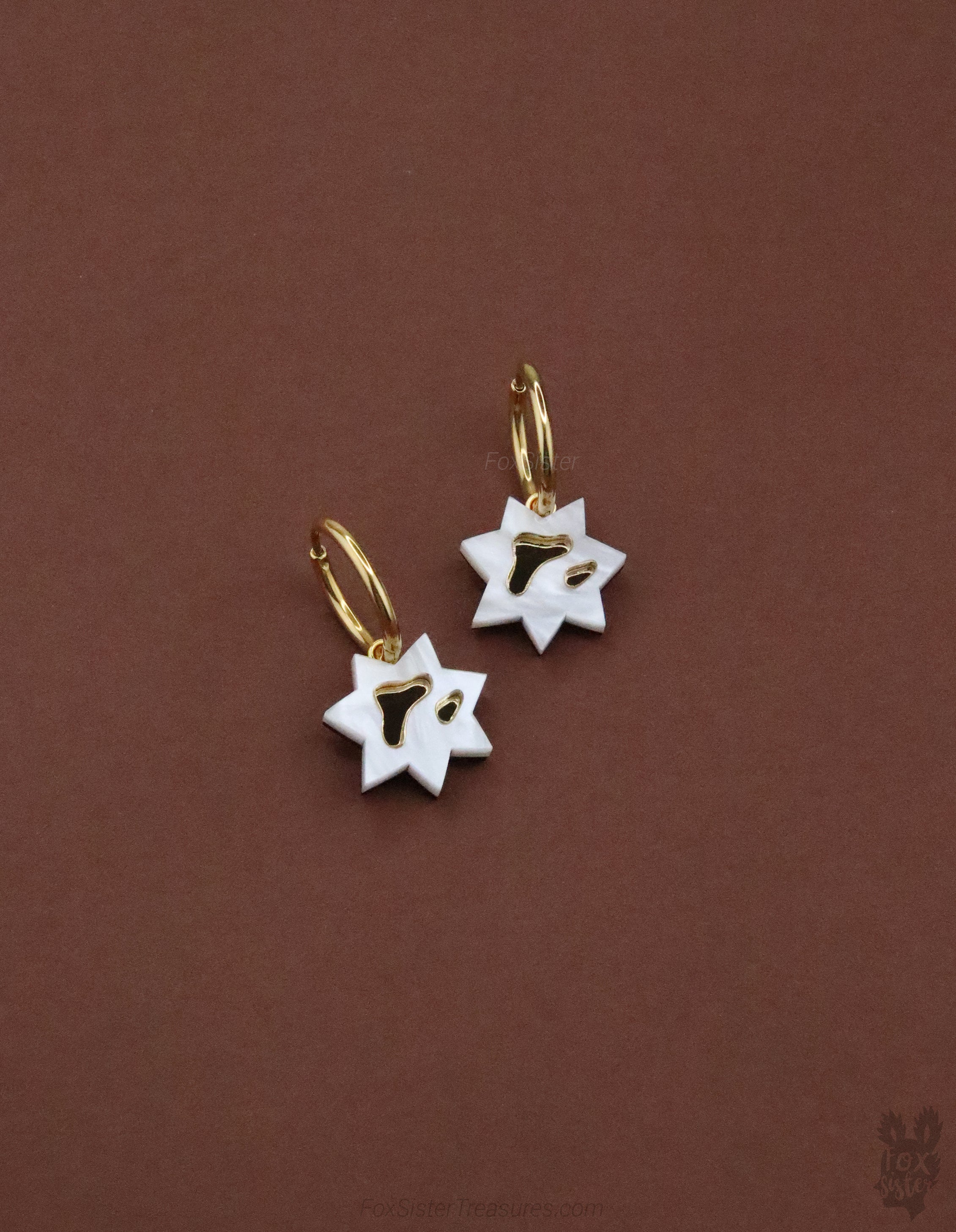 Small Stars - Hoop Earrings